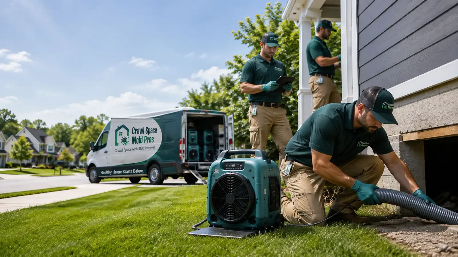 Crawl Space Mold Removal in Summerset, SD